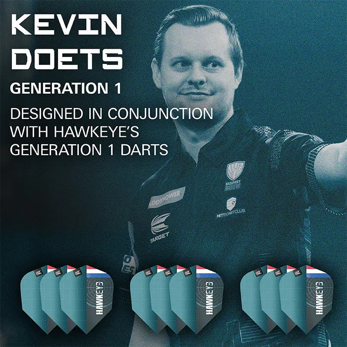 Target Darts Kevin Doets Pro Ultra No6 Dart Flights x3 Sets
