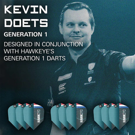 Target Darts Kevin Doets Pro Ultra No6 Dart Flights x3 Sets