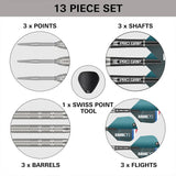 Target Darts Kevin Doets SP 90% Tungsten Steel Tip Darts