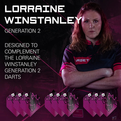 Target Darts Lorraine Winstanley G2 Pro Ultra No2 Dart Flights x3 Sets