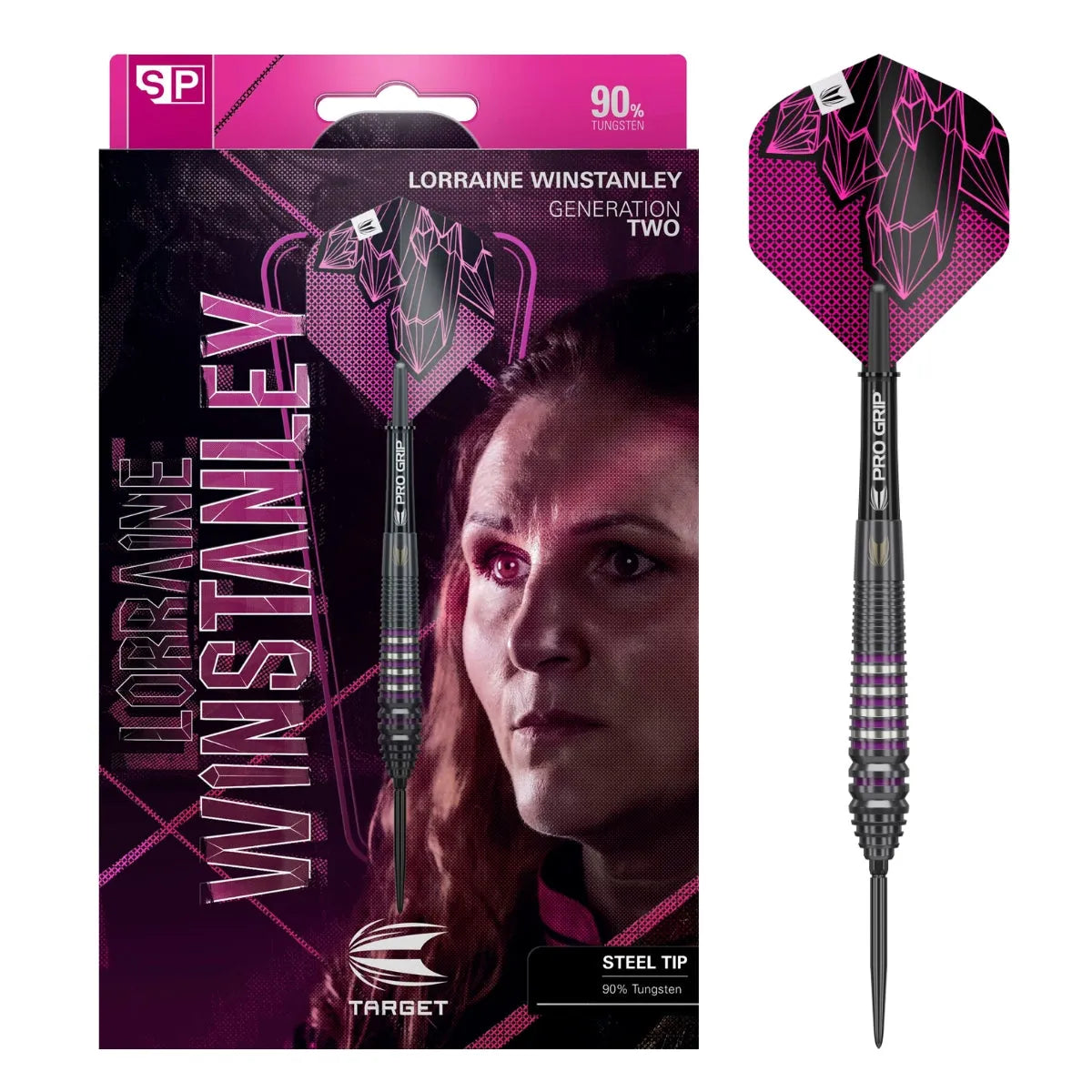 Target Darts Lorraine Winstanley G2 SP 90% Tungsten Steel Tip Darts
