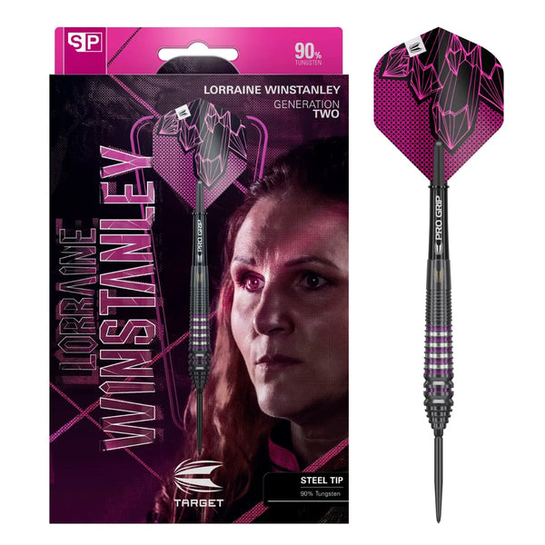 Target Darts Lorraine Winstanley G2 SP 90% Tungsten Steel Tip Darts-1-24 GRAM-Premier Darts