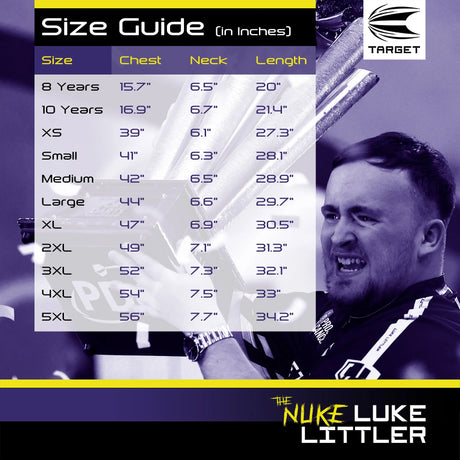 Target Darts Luke Littler 2025 Player Shirt