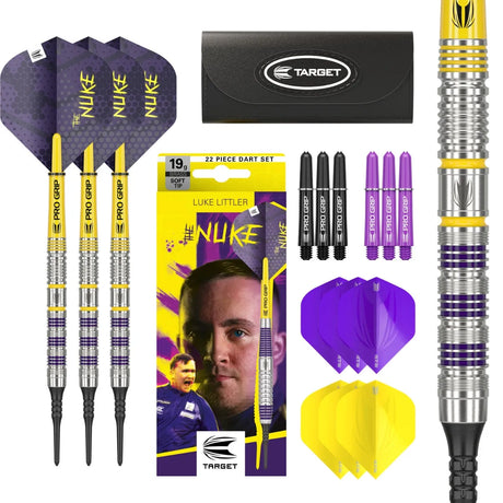 Target Darts Luke Littler Brass Soft Tip Darts