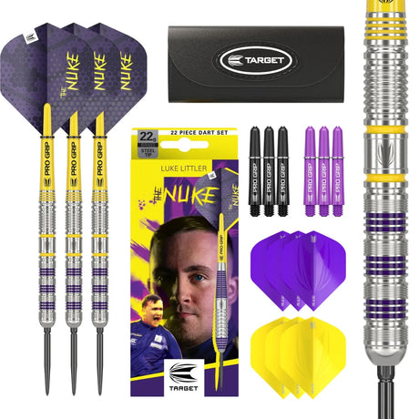 Target Darts Luke Littler Brass Steel Tip Darts