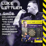Target Darts Luke Littler Cabinet & Board Set