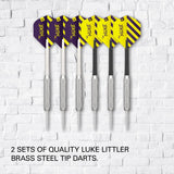 Target Luke Littler Board, Arc Light, Mat & Surround Bundle-3-Premier Darts