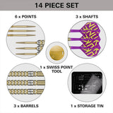 Target Darts Luke Littler G1 Prodigy SP 90% Tungsten Steel Tip Darts