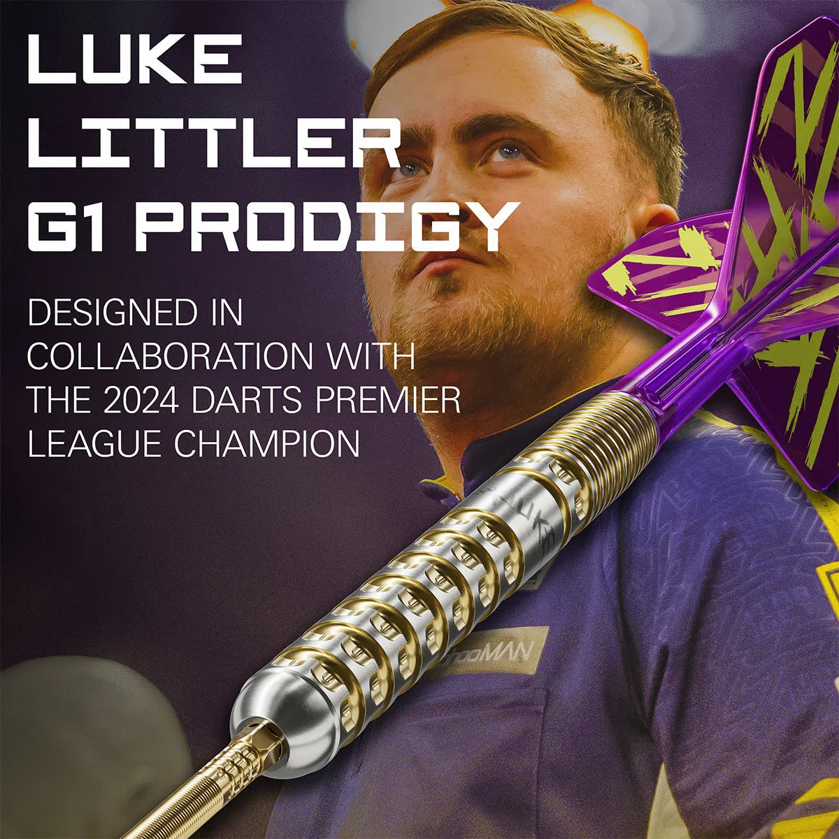 Target Darts Luke Littler G1 Prodigy SP 90% Tungsten Steel Tip Darts