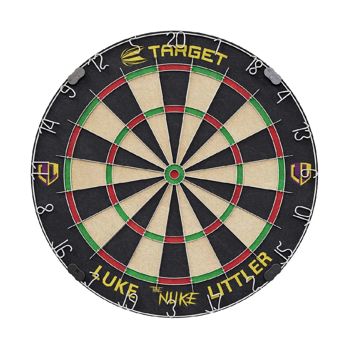 Target Darts Luke Littler GOLD Bundle - Surround, Mat, Dartboard and Corona Light