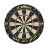 Target Darts Luke Littler GOLD Bundle - Surround, Mat, Dartboard and Corona Light