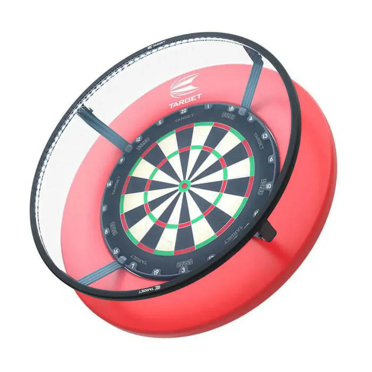 Target Darts Luke Littler GOLD Bundle - Surround, Mat, Dartboard and Corona Light