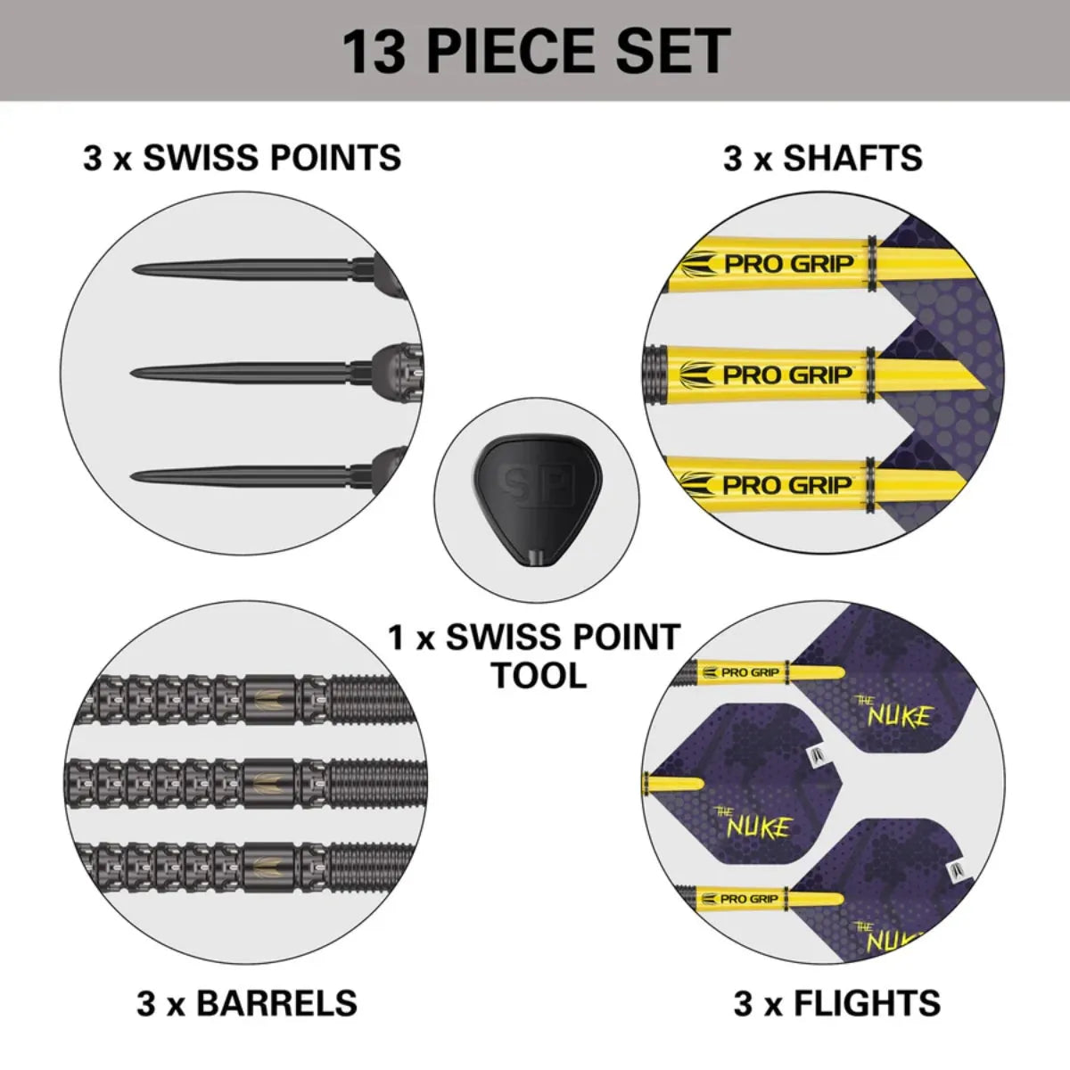 Target Darts Luke Littler Gen 1 SP 90% Tungsten Steel Tip Darts