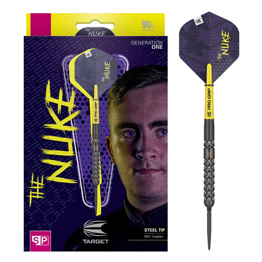 Target Darts Luke Littler Gen 1 SP 90% Tungsten Steel Tip Darts-1-22 GRAM-Premier Darts
