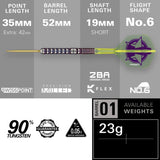 Target Darts Luke Littler World Champion 2025 Edition SP 90% Tungsten Steel Tip Darts