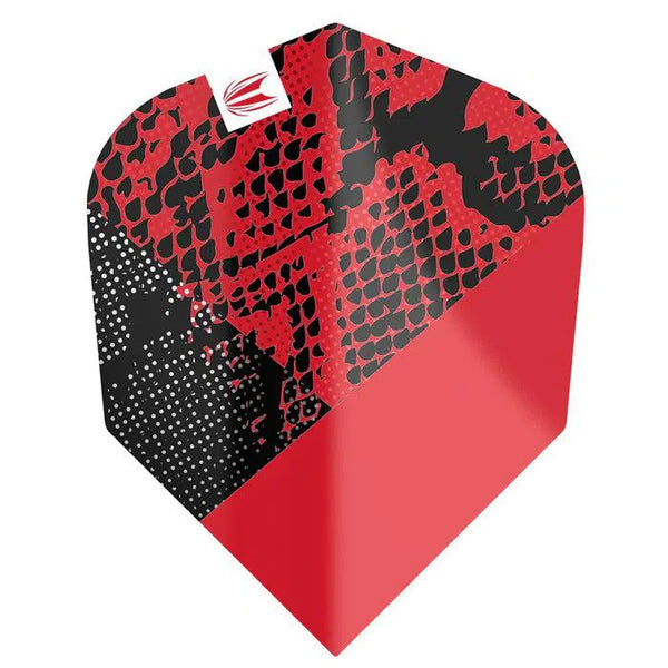 Target Darts Nathan Aspinal Icon Black Red Pro Ultra No6 Flights-1-Premier Darts