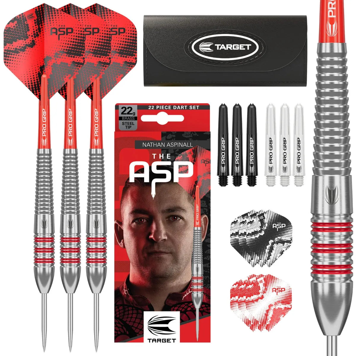 Target Darts Nathan Aspinall Brass Steel Tip Darts