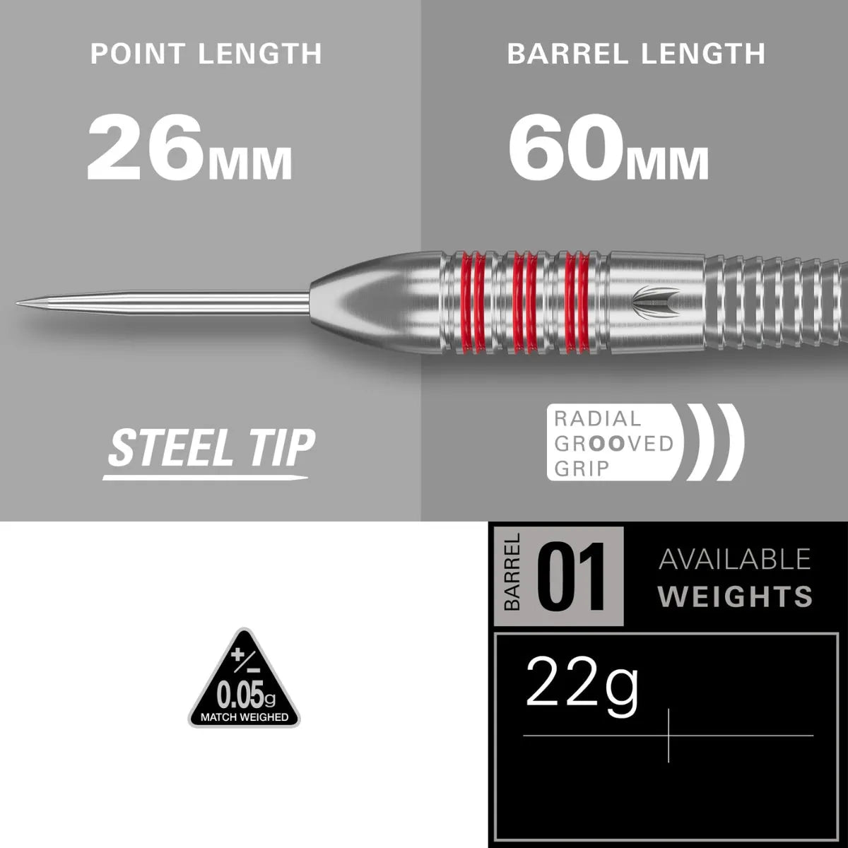 Target Darts Nathan Aspinall Brass Steel Tip Darts