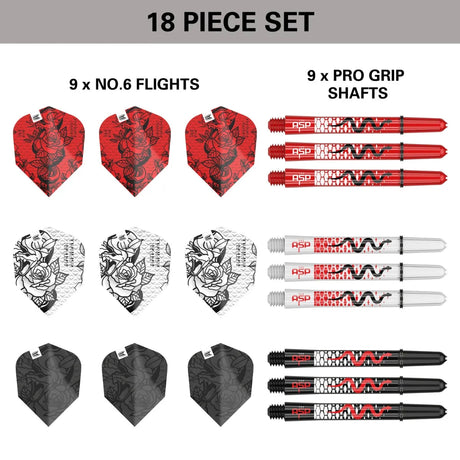 Target Darts Nathan Aspinall Ink Flight & Shaft Kit