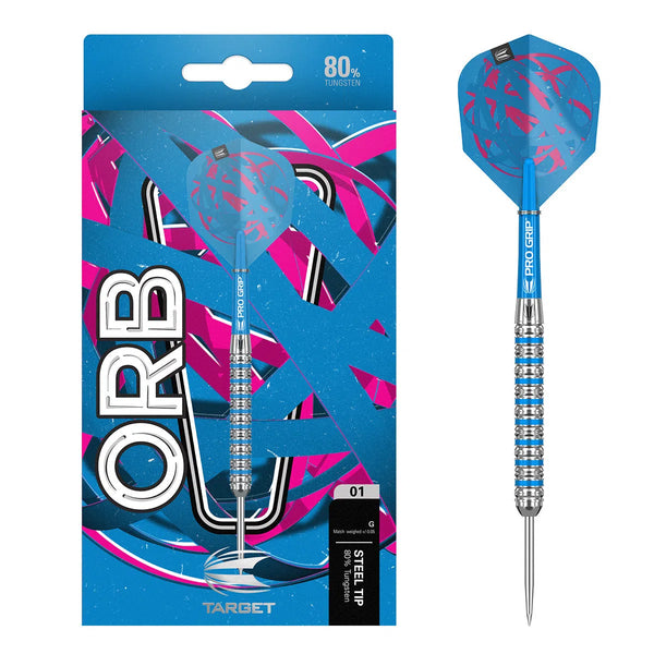 Target Darts ORB 01 80% Tungsten Steel Tip Darts-1-22 GRAM-Premier Darts