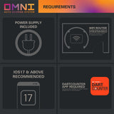 Target Omni Scoring System, Tor Dart Board & Virt Camera Bundle-8-Premier Darts