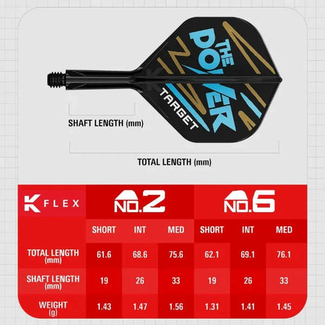 Target Darts Phil Taylor K-Flex Flight System No2