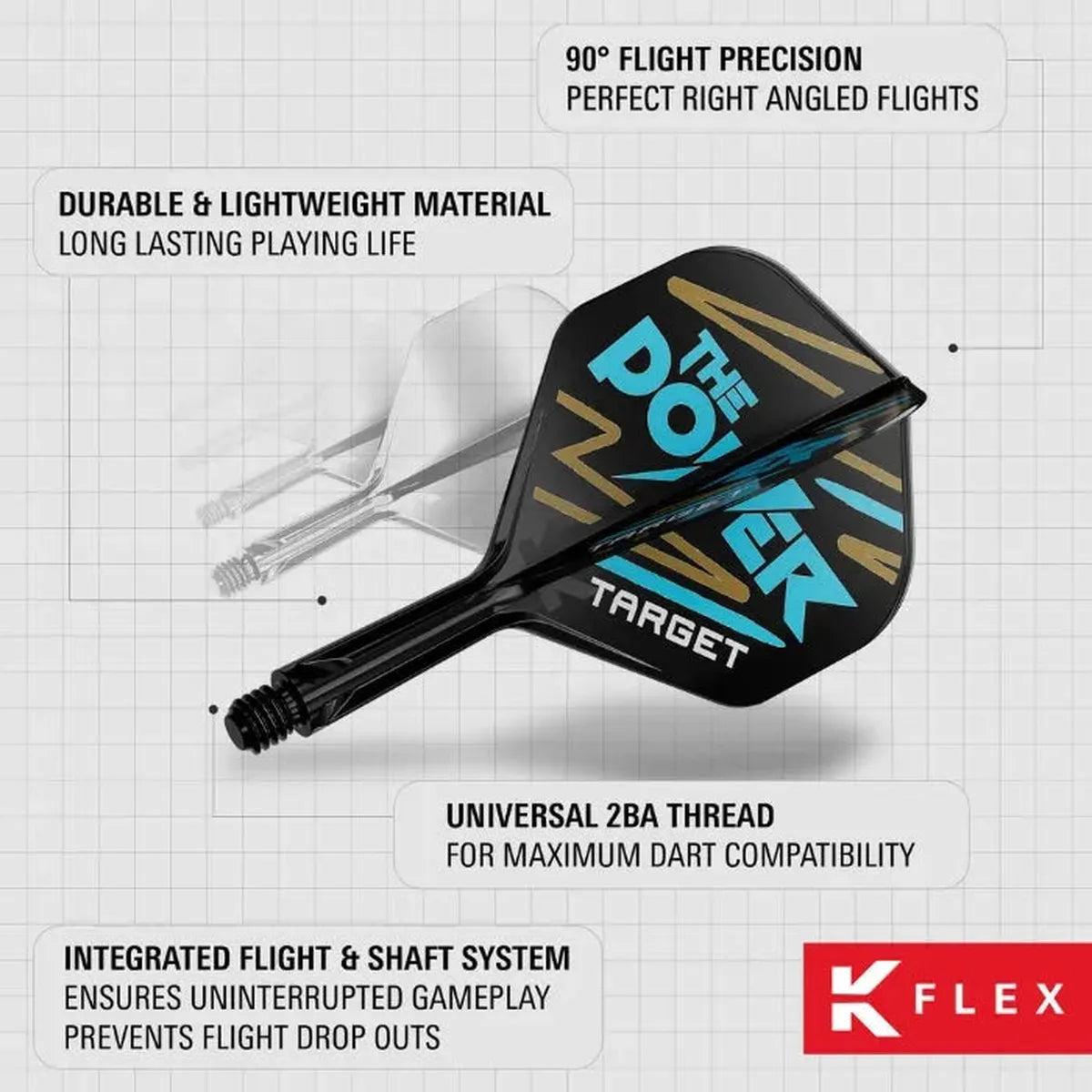 Target Darts Phil Taylor K-Flex Flight System No2