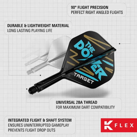 Target Darts Phil Taylor K-Flex Flight System No2