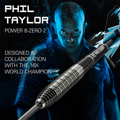 Target Darts Phil Taylor Power 8Zero 2 SP 80% Tungsten Steel Tip Darts