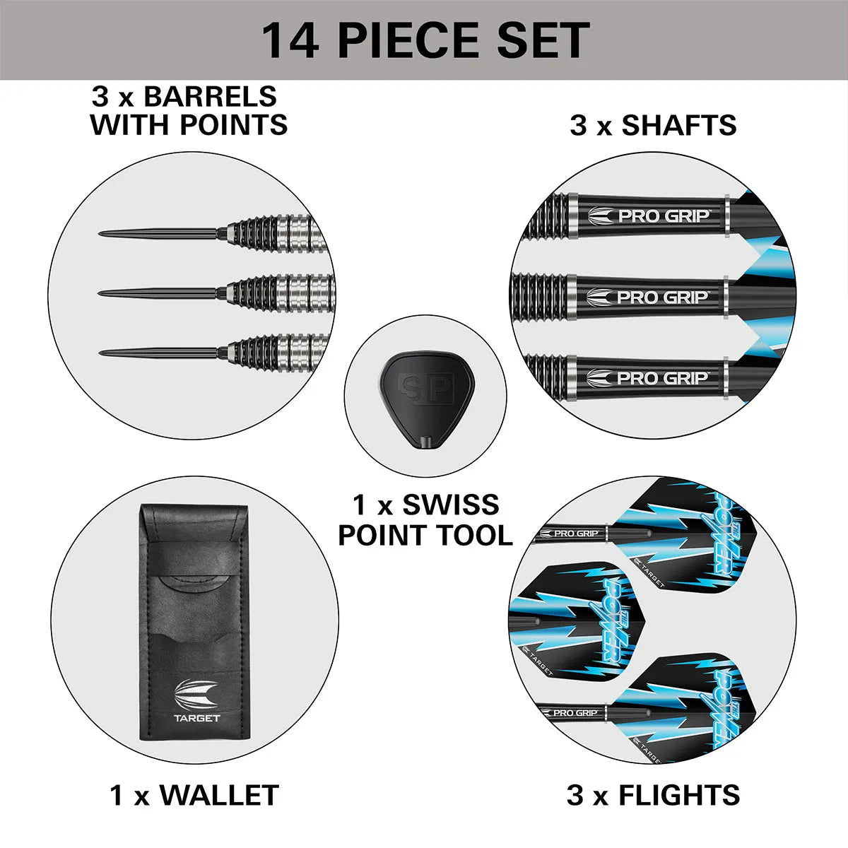 Target Darts Phil Taylor Power 8Zero 2 SP 80% Tungsten Steel Tip Darts