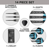 Target Darts Phil Taylor Power 8Zero 2 SP 80% Tungsten Steel Tip Darts