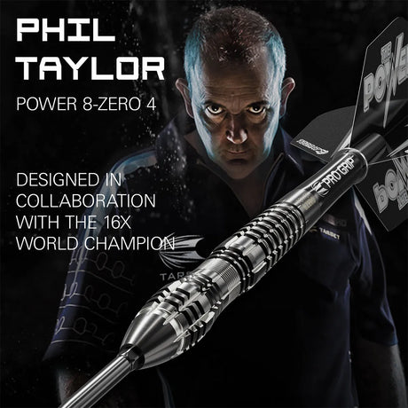 Target Darts Phil Taylor Power 8Zero 4 SP 80% Tungsten Steel Tip Darts