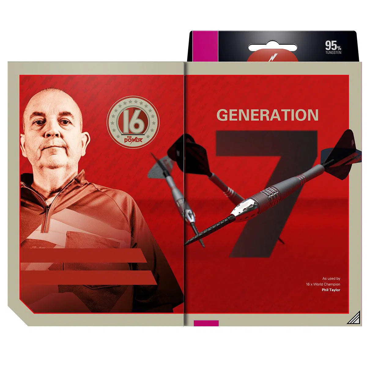 Target Darts Phil Taylor Power 9Five Gen 7 95% Tungsten Steel Tip Darts