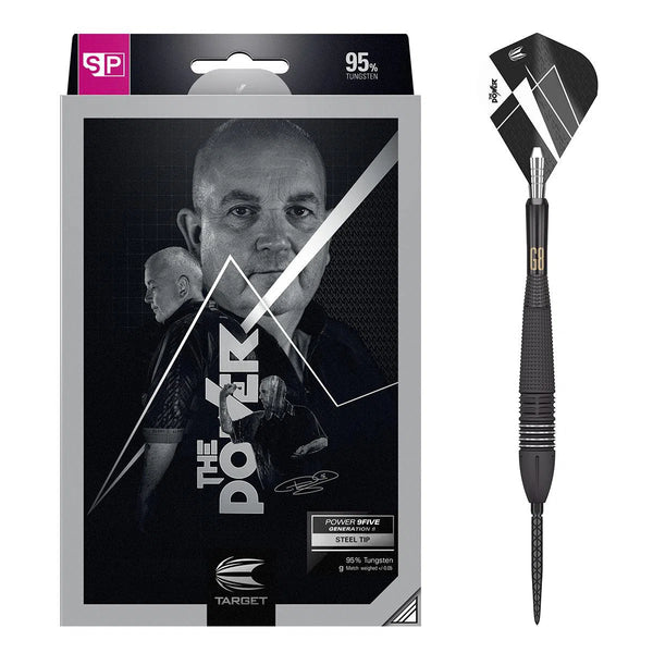Target Darts Phil Taylor Power 9Five Gen 8 95% Tungsten Steel Tip Darts-1-22 GRAM-Premier Darts