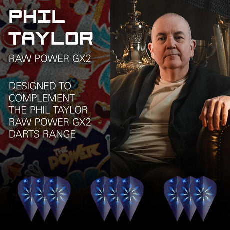 Target Darts Phil Taylor Power Gx2 Pro Ultra Vapor Dart Flights x3 Sets