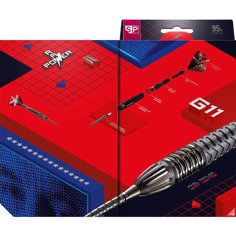 Target Darts Phil Taylor Raw Power 9Five Gen 11 SP 95% Tungsten Steel Tip Darts