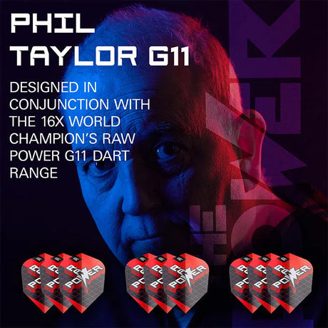 Target Darts Phil Taylor Raw Power G11 Pro Ultra Ten-X Dart Flights x3 Sets