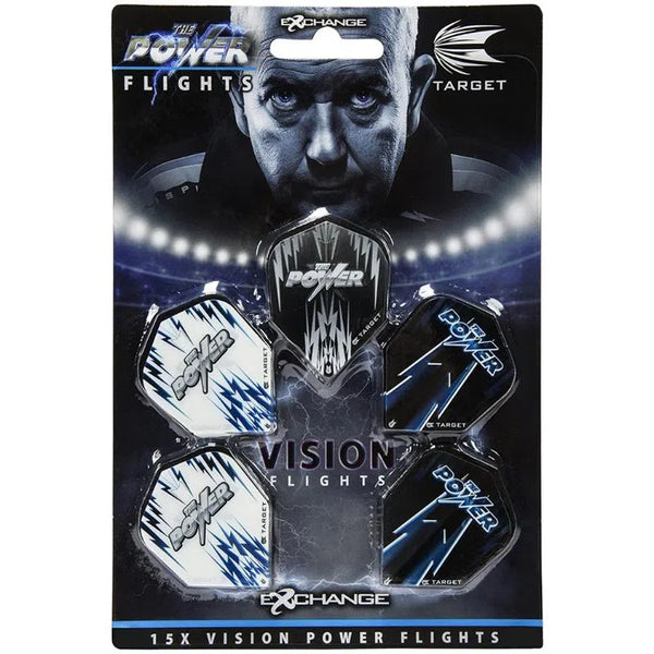 Target Darts Phil Taylor Vision Value 5pk Dart Flights-1-Premier Darts