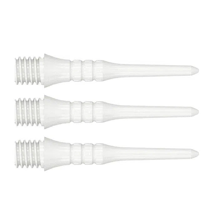 Punte Target Pixel Tip Da 25 Mm – 50 Pezzi, Bianche, Filettatura 2BA Per Freccette