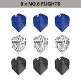 Target Darts Power Phil Taylor Ink No6 Flights x3 Sets