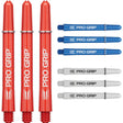 Target Darts Pro Grip Shafts Set - Red, Blue & White x3 Sets
