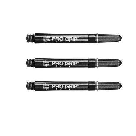 Target Darts Pro Grip Spin Dart Shafts - Black