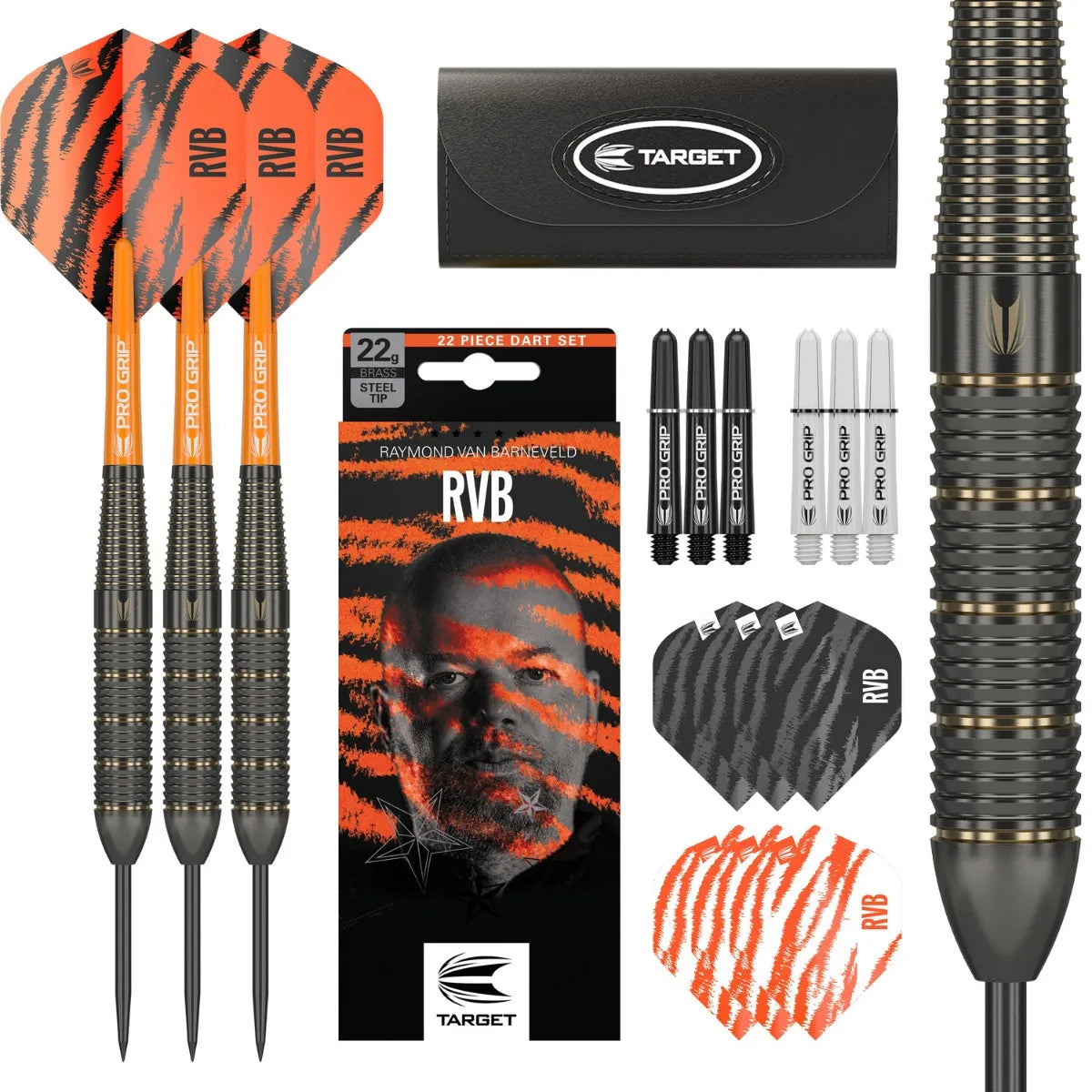 Target Darts RVB Brass 2023 Steel Tip Darts