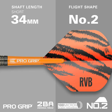 Target Darts RVB Brass 2023 Steel Tip Darts