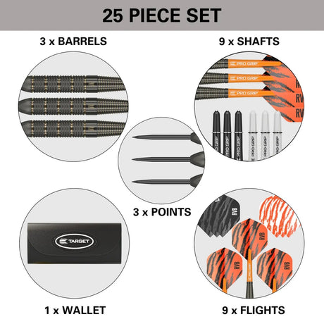Target Darts RVB Brass 2023 Steel Tip Darts
