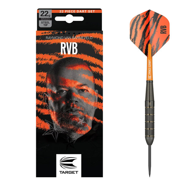 Target Darts RVB Brass 2023 Steel Tip Darts-1-22 GRAM-Premier Darts