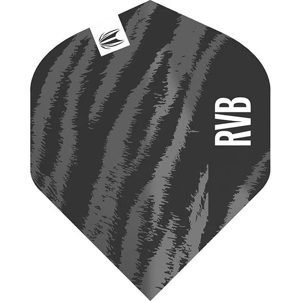 Target Darts RVB Brass Pro Ultra No2 Black Flights-1-Premier Darts