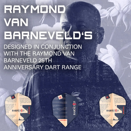 Target Darts Raymond Van Barneveld 25 TENX Flights x3 Sets