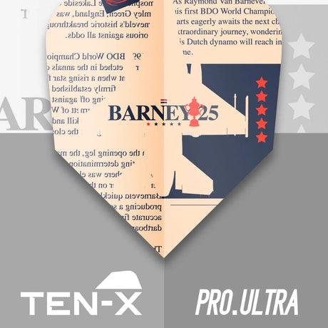 Target Darts Raymond Van Barneveld 25 TENX Flights x3 Sets