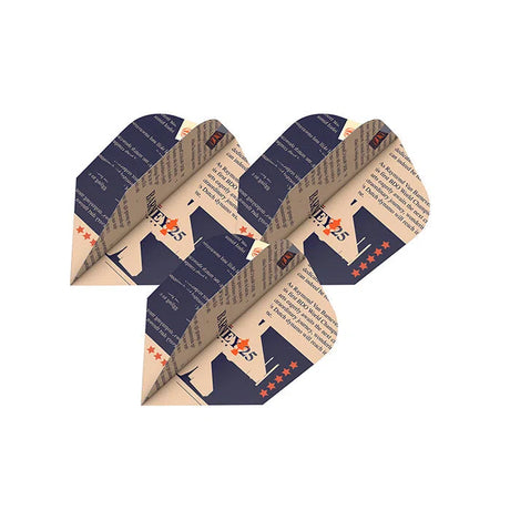 Target Darts Raymond Van Barneveld 25 TENX Flights x3 Sets